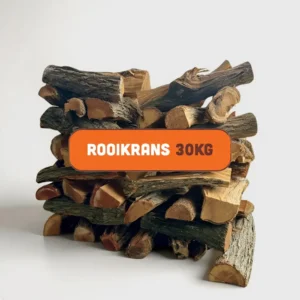 LET'S BRAAI Rooikrans Braai wood 30kg African Hardwood