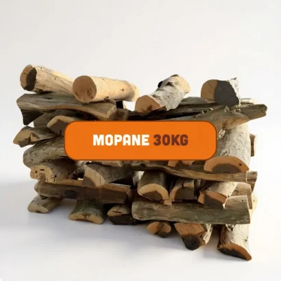 LET'S BRAAI Mopane Braai wood 30kg Namibian Hardwood