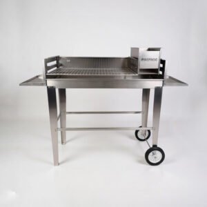 900mm Mobile Braai & Wood Fire BBQ (Stainless Steel)