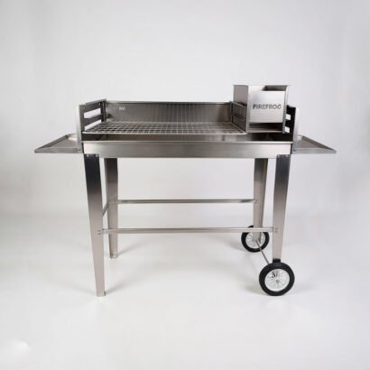 900mm Mobile Braai & Wood Fire BBQ (Stainless Steel)