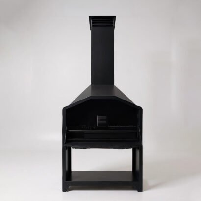 LET'S BRAAI Free Standing Braai - 1.2m Mild Steel Charcoal and Wood Fire BBQ grill