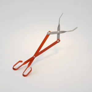 Red handled 470mm aluminium braai tongs