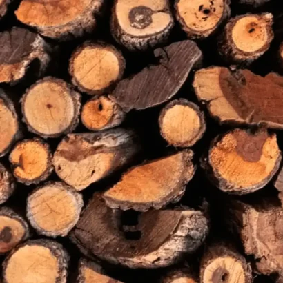 Mopane wood for fire pits, pizza oven and bbq burning flames